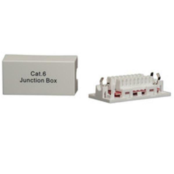 Cable Wholesale Cat6 Inline Junction Box, 110 Punch Down Type 30X8-11100